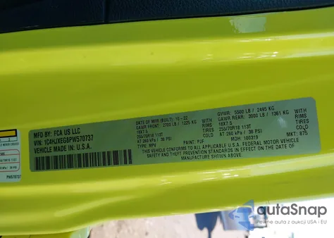 2023 Jeep Wrangler 4-Door Sahara 4X4 from USA, damaged, VIN 1C4HJXEG8PW570737